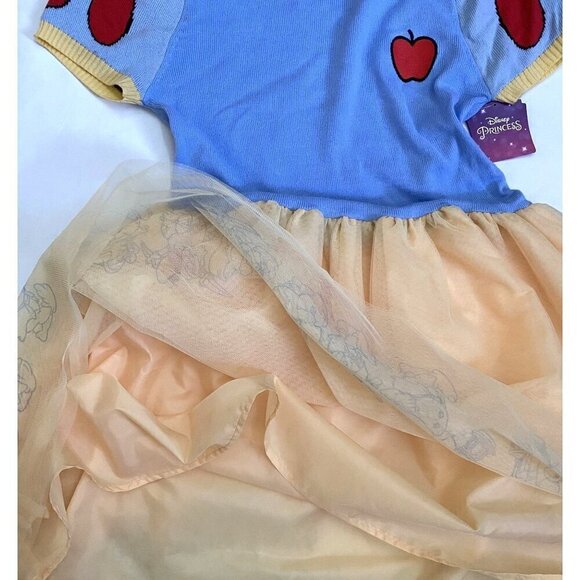 Target Girls' Snow White Seven Dwarfs Cosplay Dress Light Blue Yellow Size XL - Picture 5 of 12